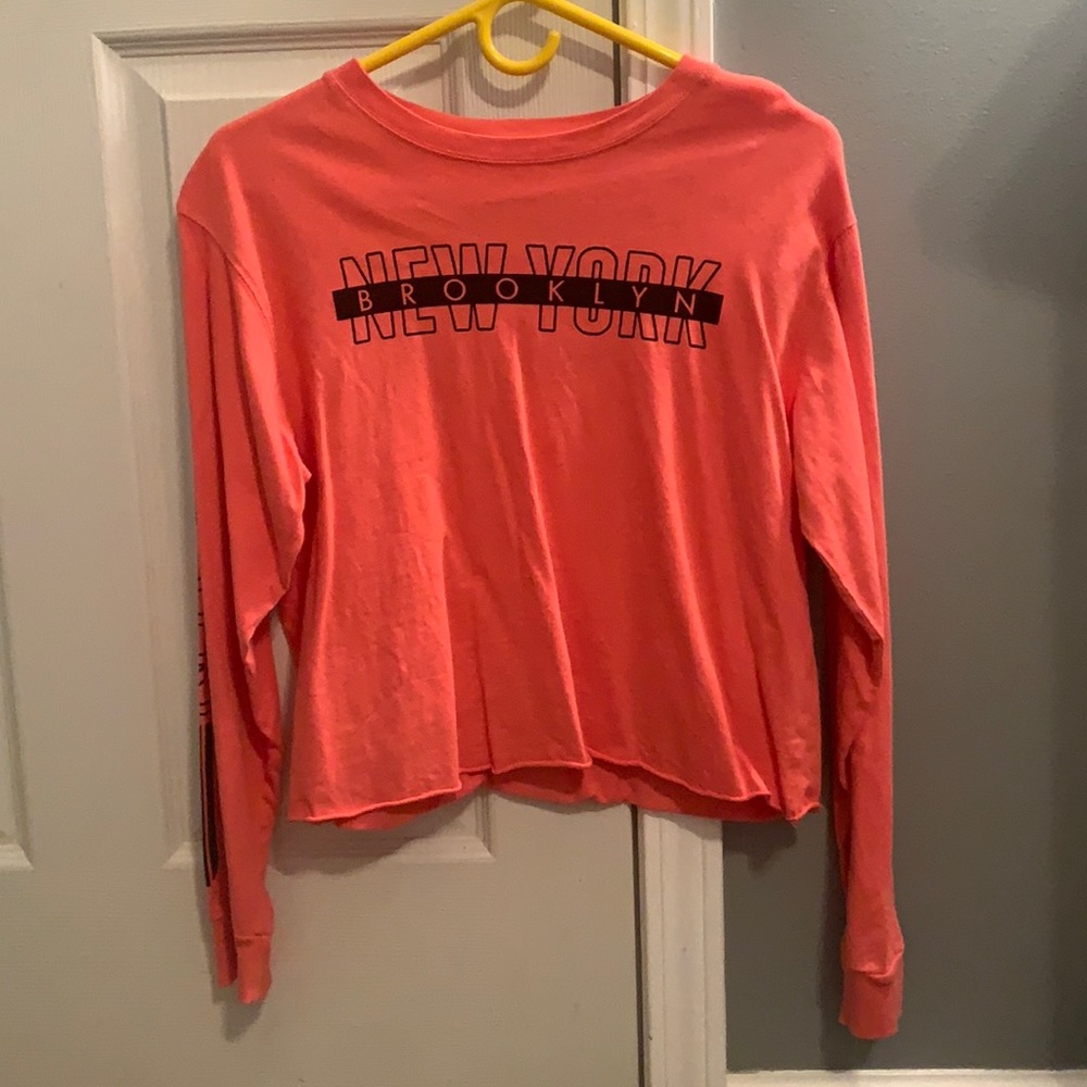 Orange Long Sleeve Tee